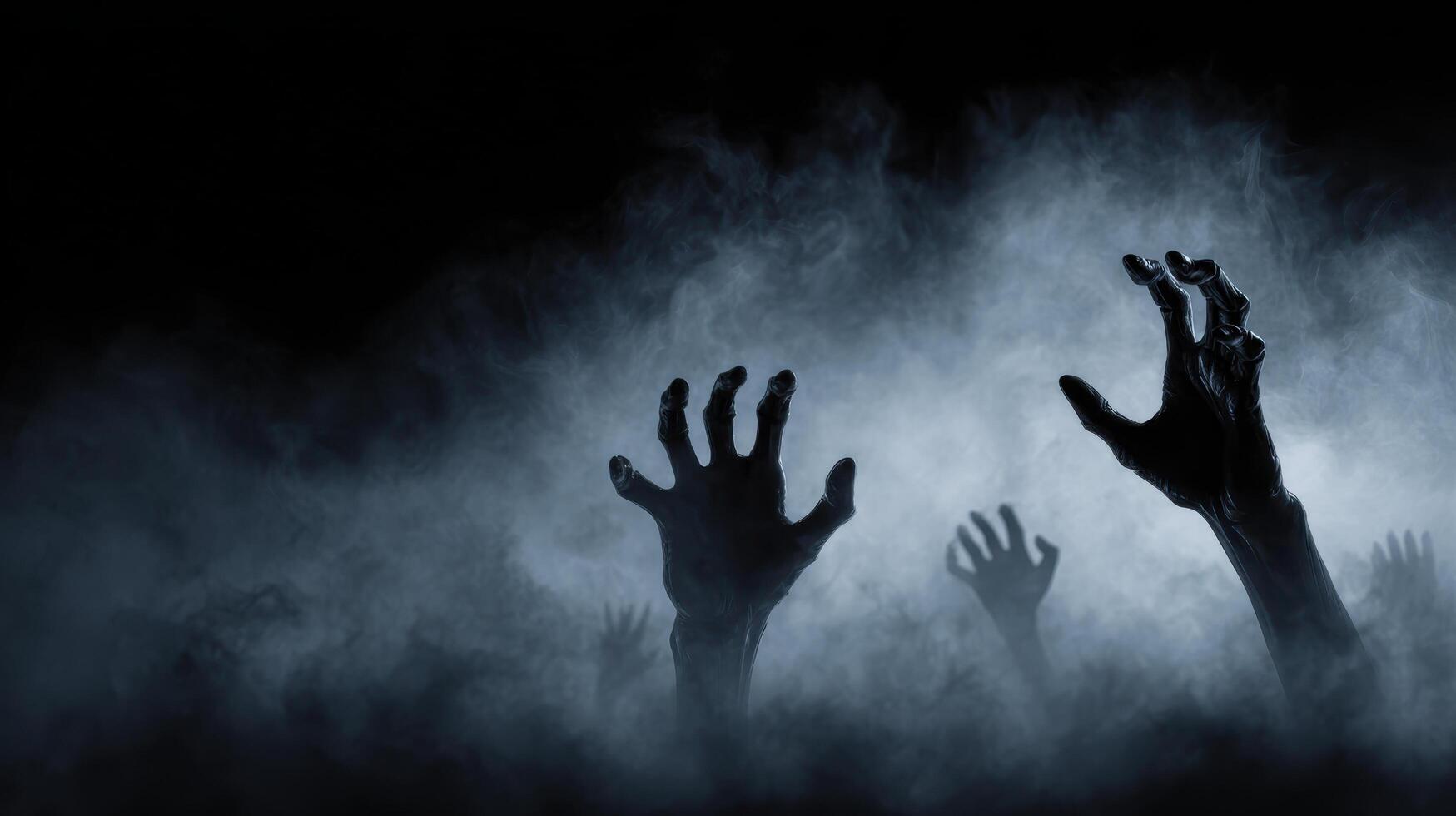 1749x980 Skeleton hand dark fog horror night spooky mood grips fear in smoky darkness