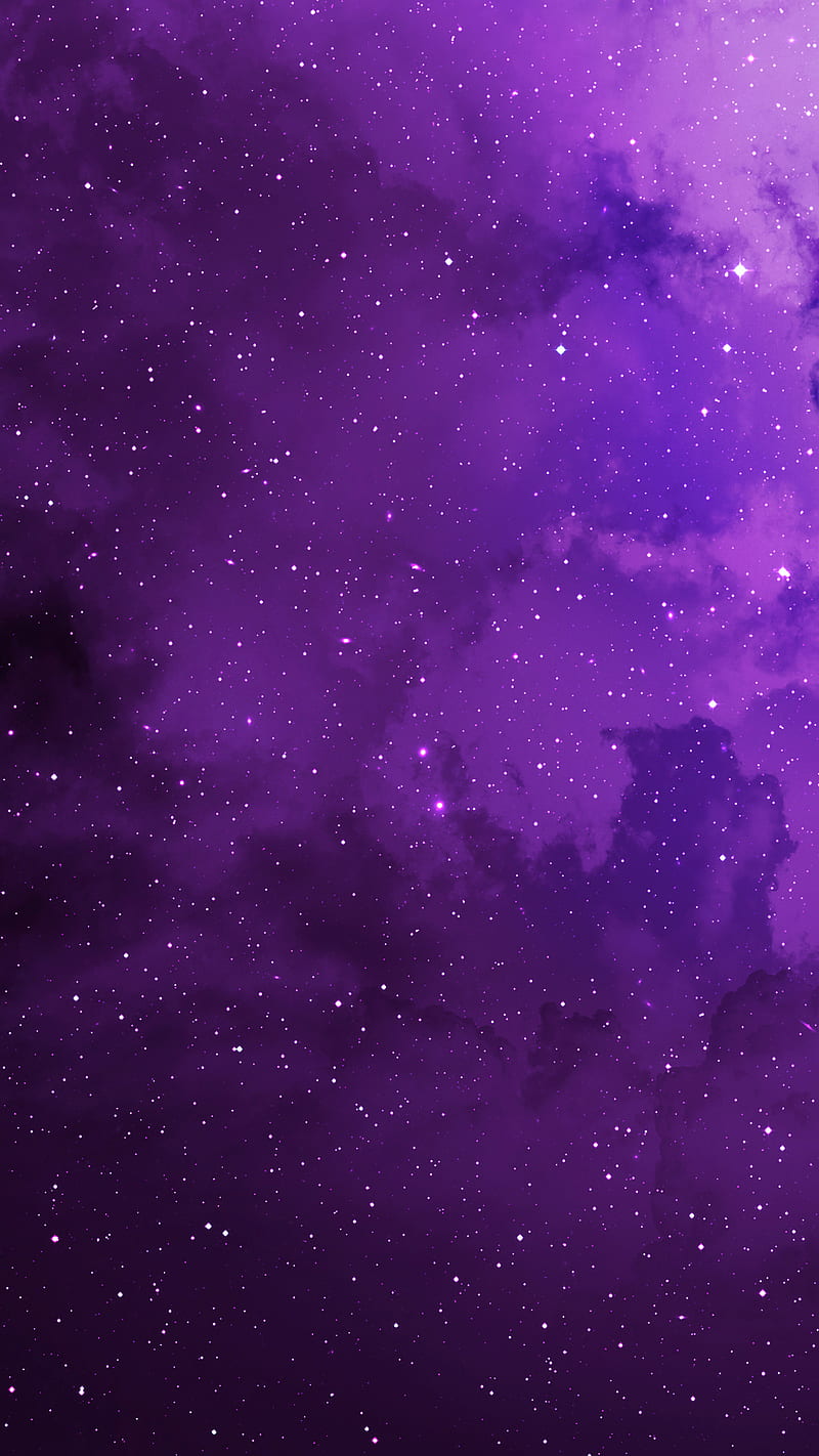 800x1422 Purple, galaxy, space, stars, HD phone wallpaper