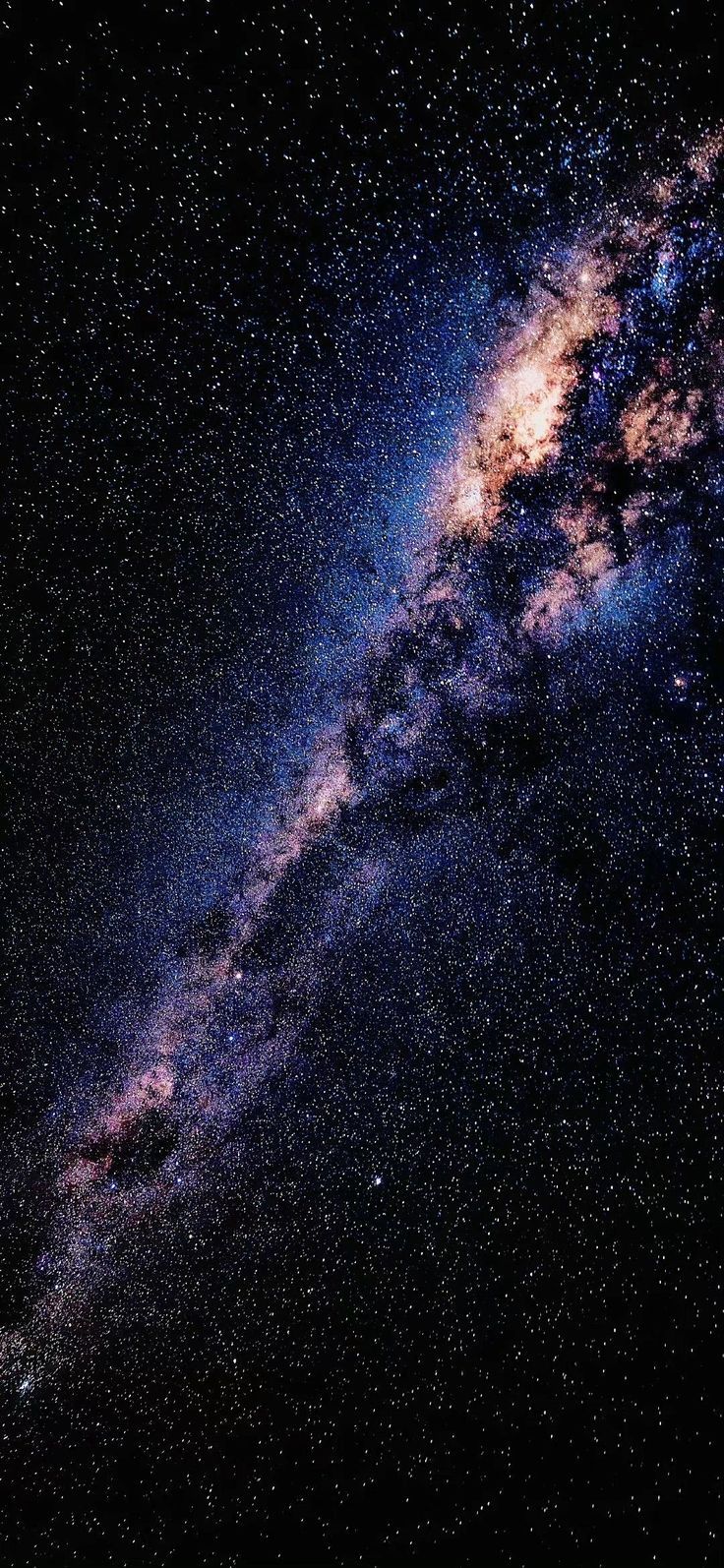 736x1594 Starry Night Sky Wallpaper. Astronomy wallpaper ideas, Galaxy cosmic background, Milky way galaxy in space