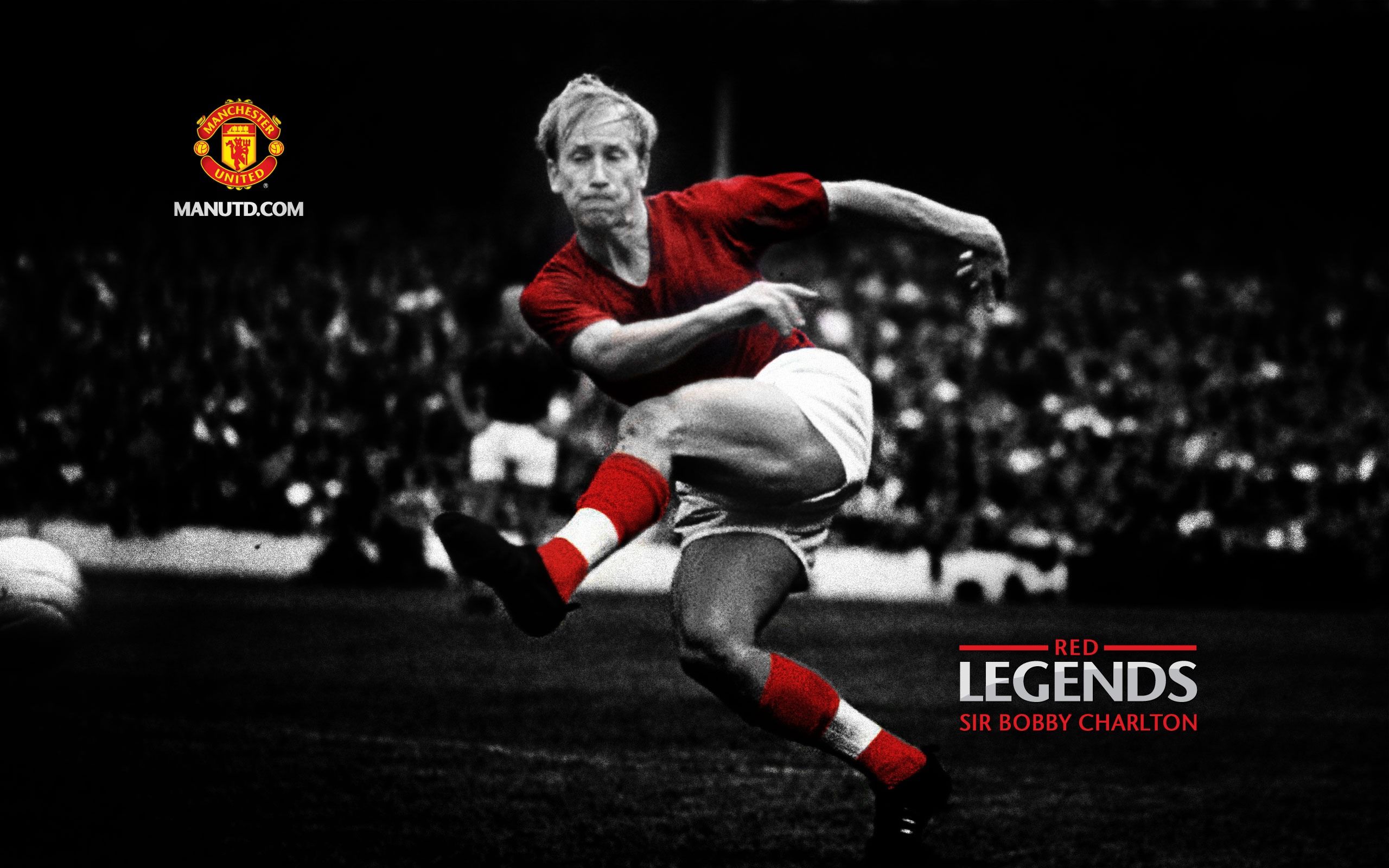 2560x1600 Sir Bobby Charlton Red Legends Manchester United Wallpaper