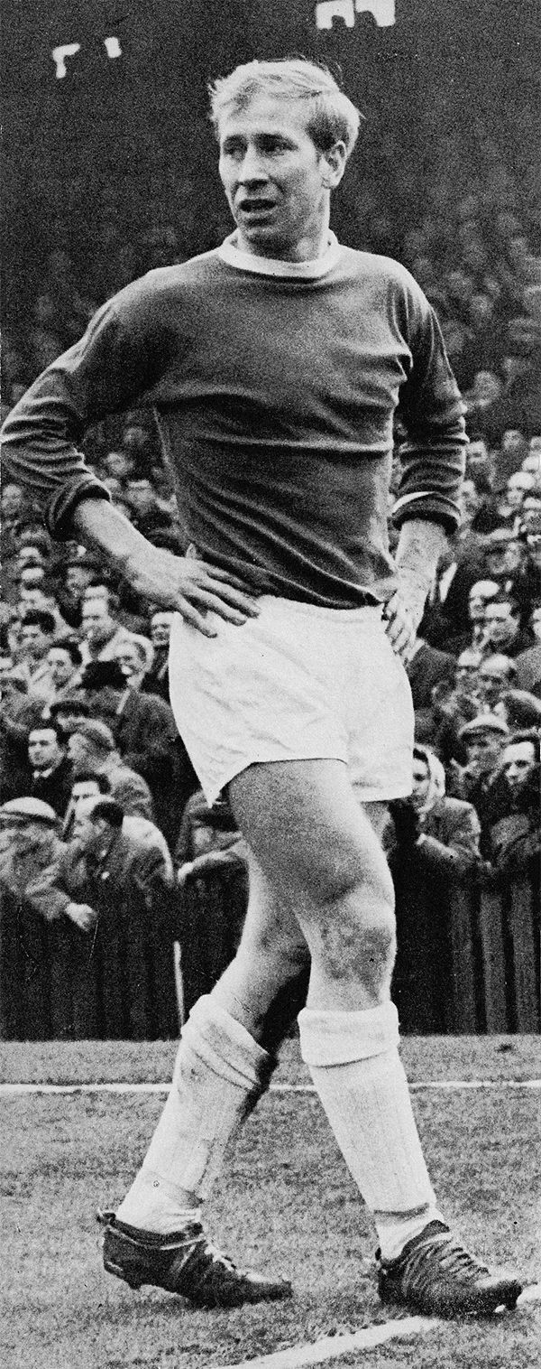 600x1516 Circa 1962 63. Manchester United Midfielder Bobby Charlton, At Old Trafford