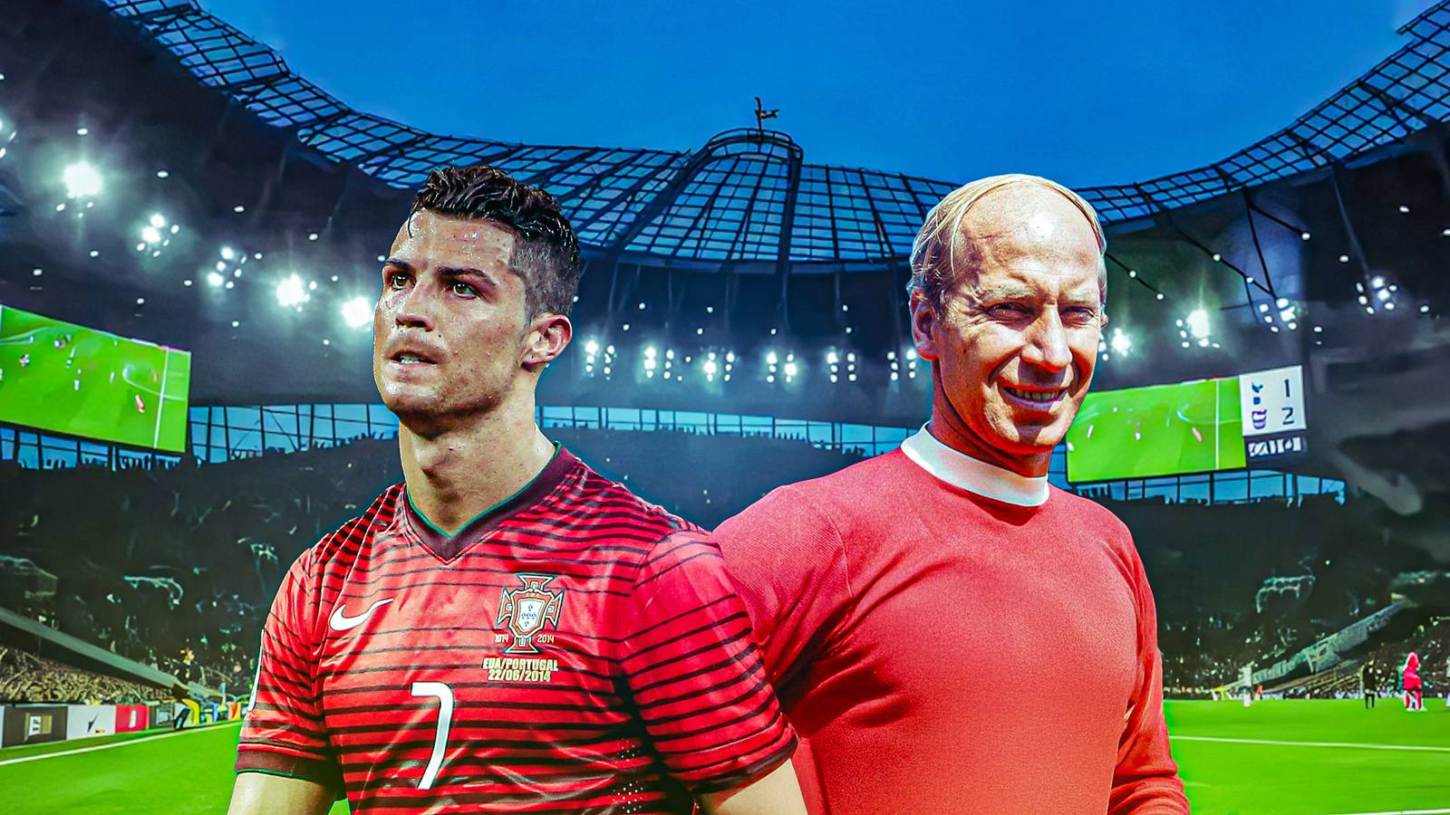 1600x900 Sir Bobby Charlton Named the 5 Greatest Footballers He Ever Saw Cristiano Ronaldo