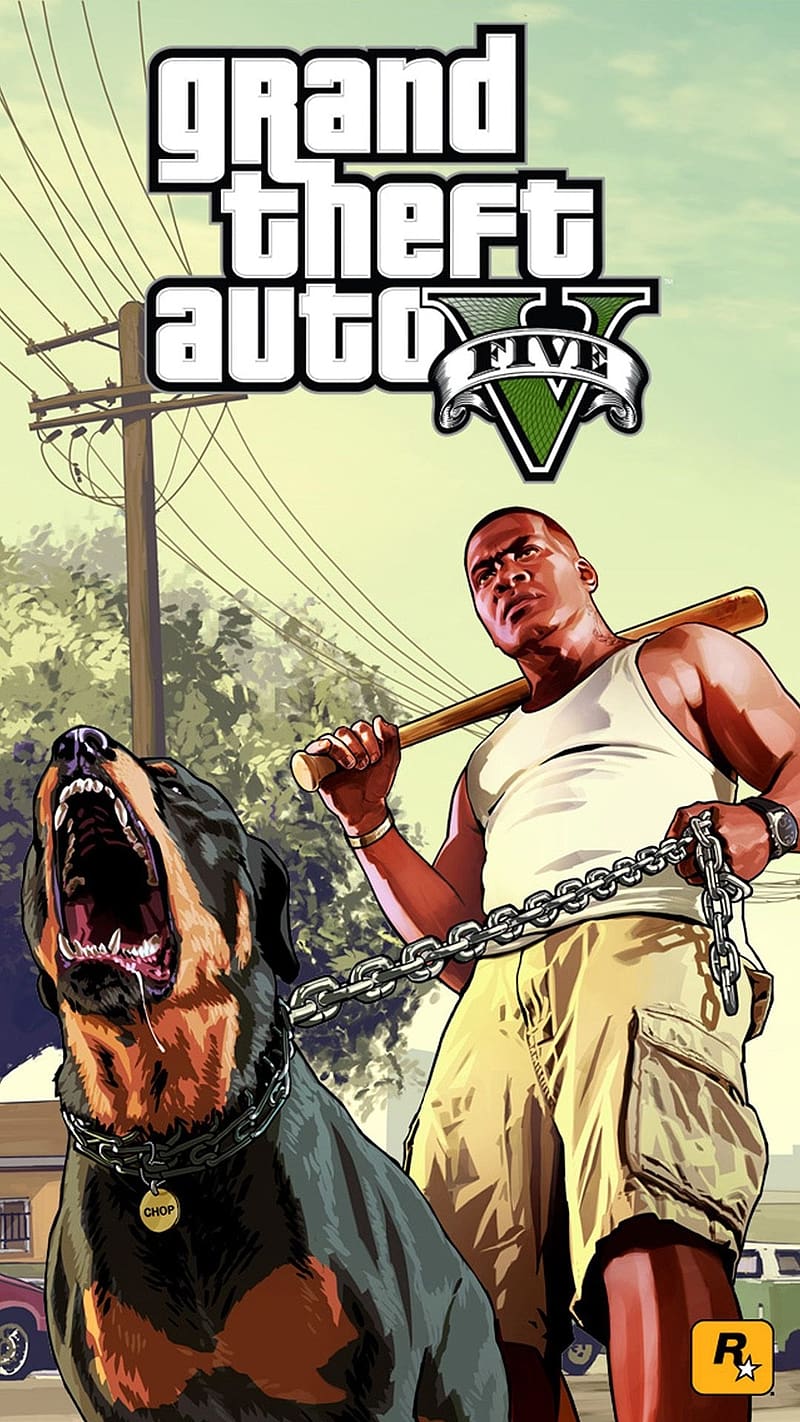 800x1422 Gta V, Rottweiler Dog, rottweiler, game, dog, HD phone wallpaper