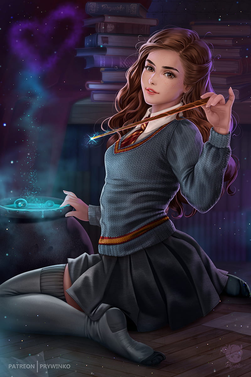 800x1200 HD hermione granger magic wallpaper