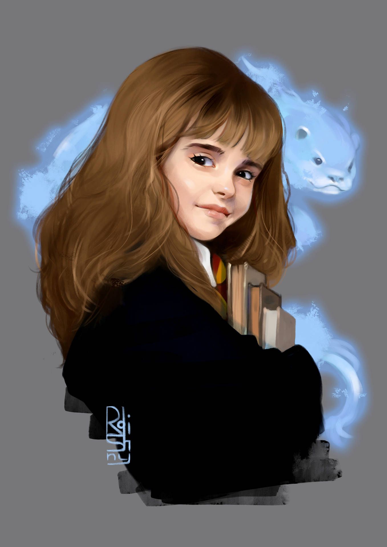 1357x1920 Download free Hermione Granger Fanart Wallpaper