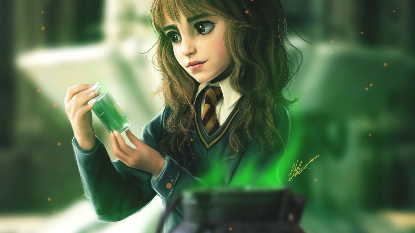 1366x768 Laptop Hermione Granger Wallpaper Free 1366x768 High Quality Background