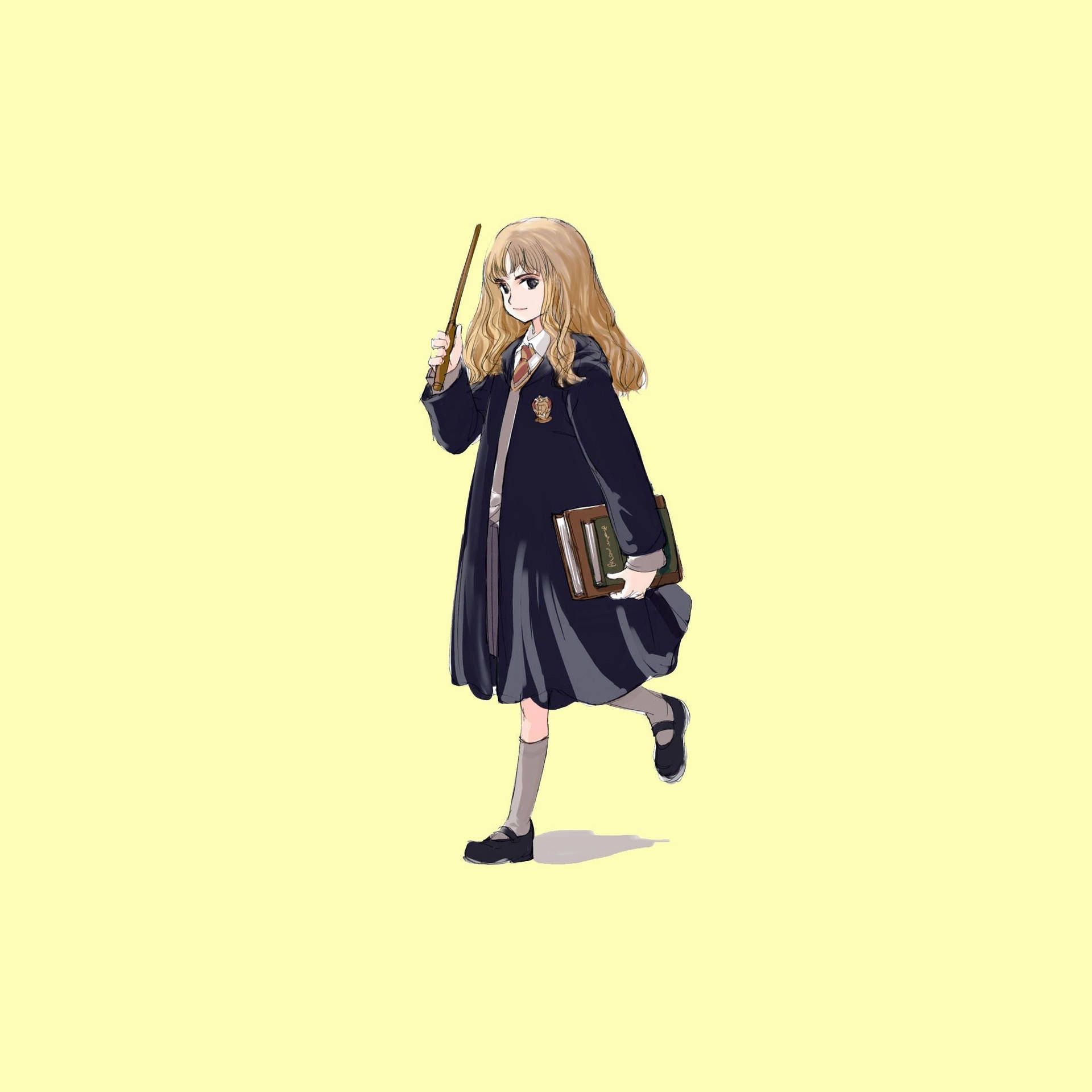 1920x1920 Download free Cute Hermione Granger Art Wallpaper