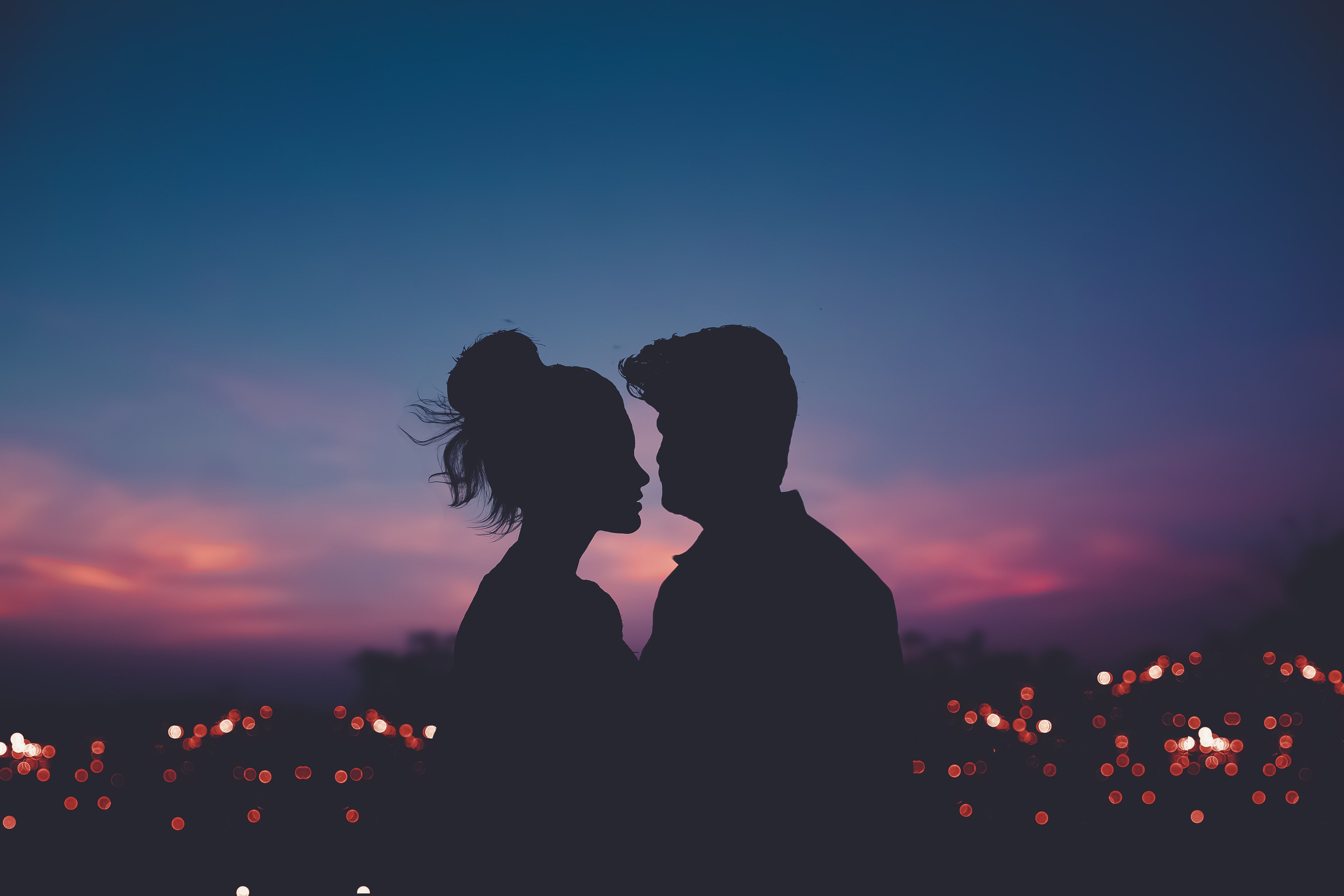 5184x3456 Couple Silhouette Evening 5k Laptop Full HD 1080P , HD 4k Wallpaper, Image, Background, Photos and Picture