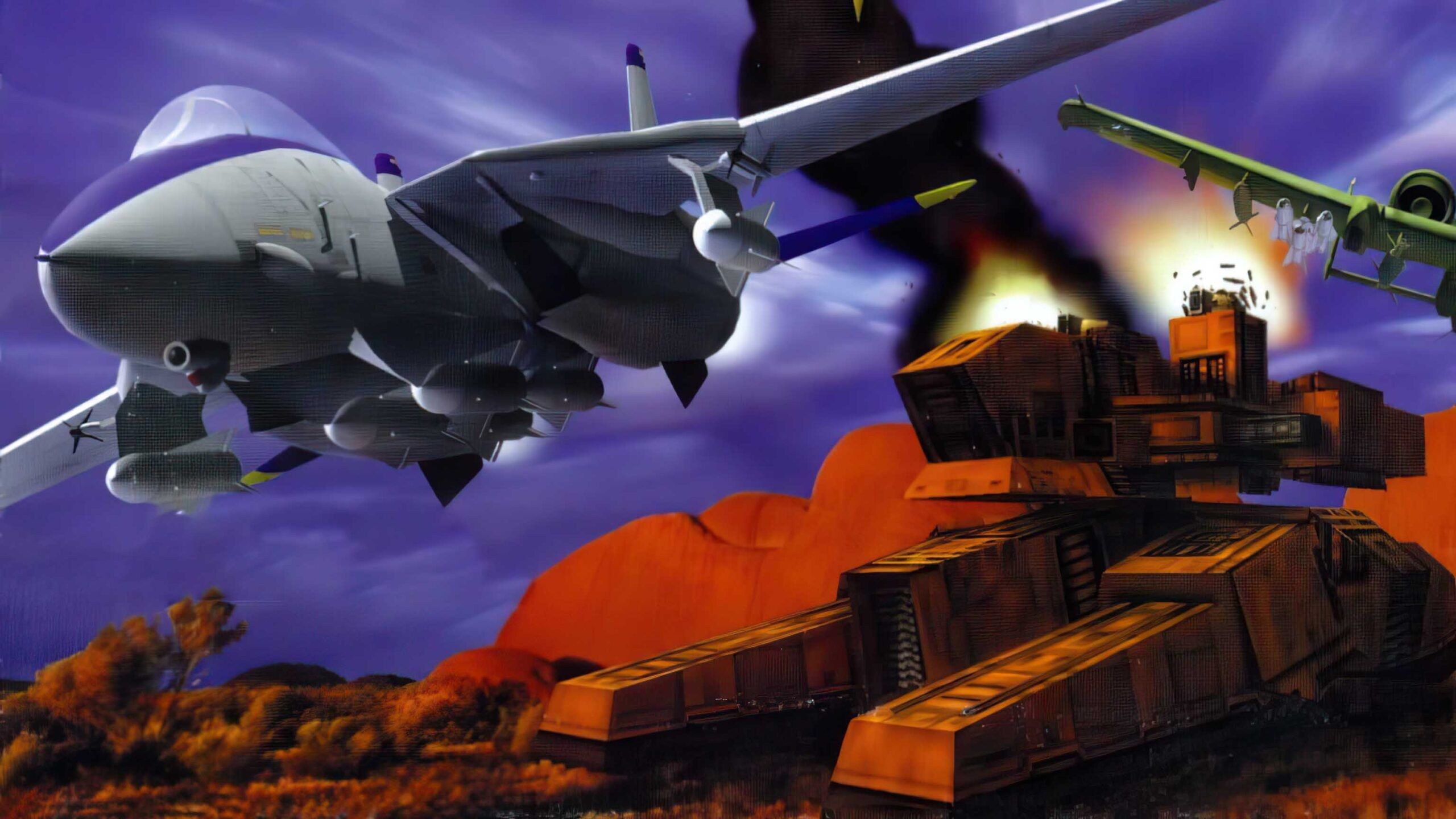 2560x1440 Aero Fighters Assault (1997)