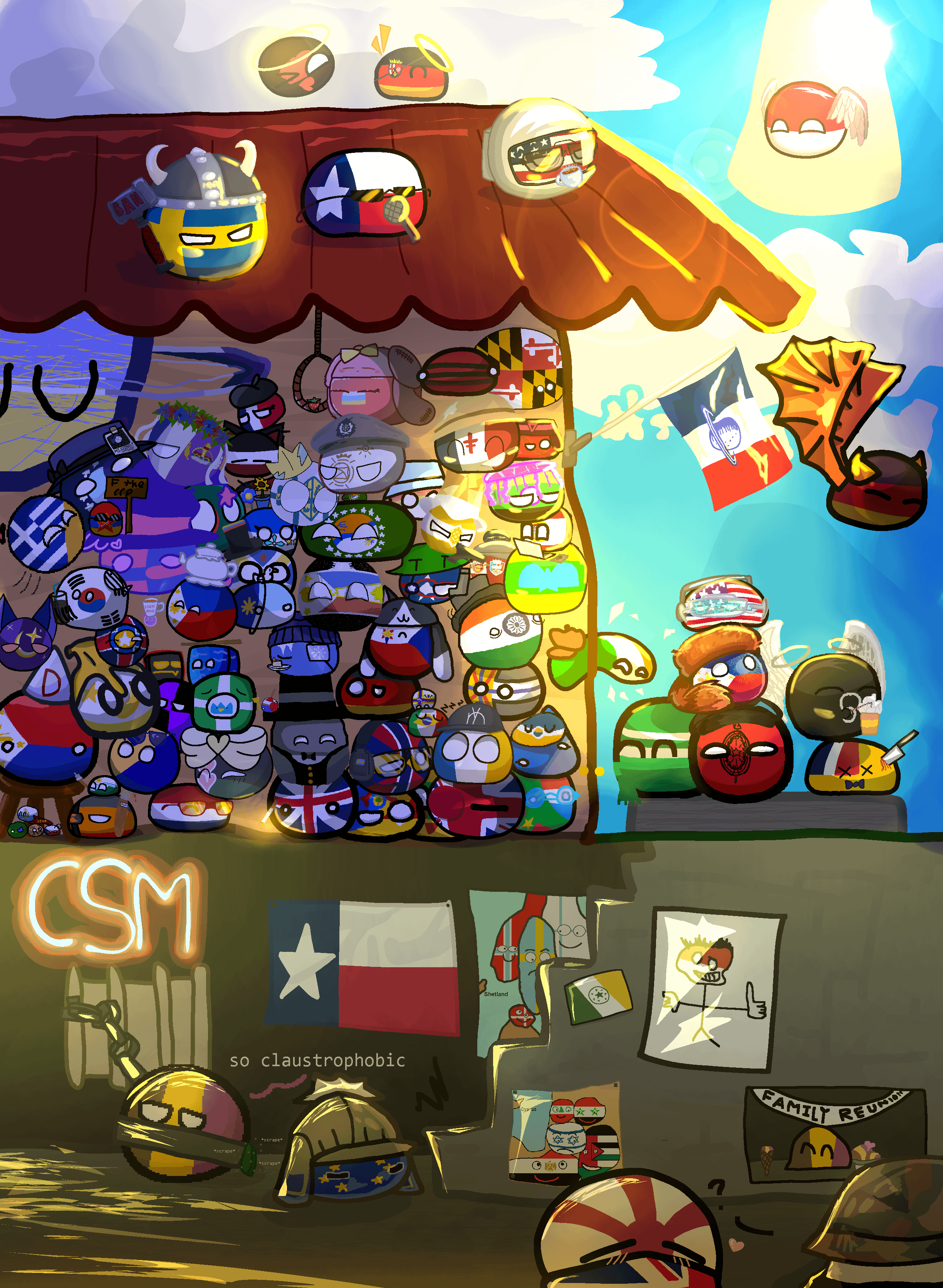 2448x3345 Polandball Official Youtube 250k subscribers celebratory artwork