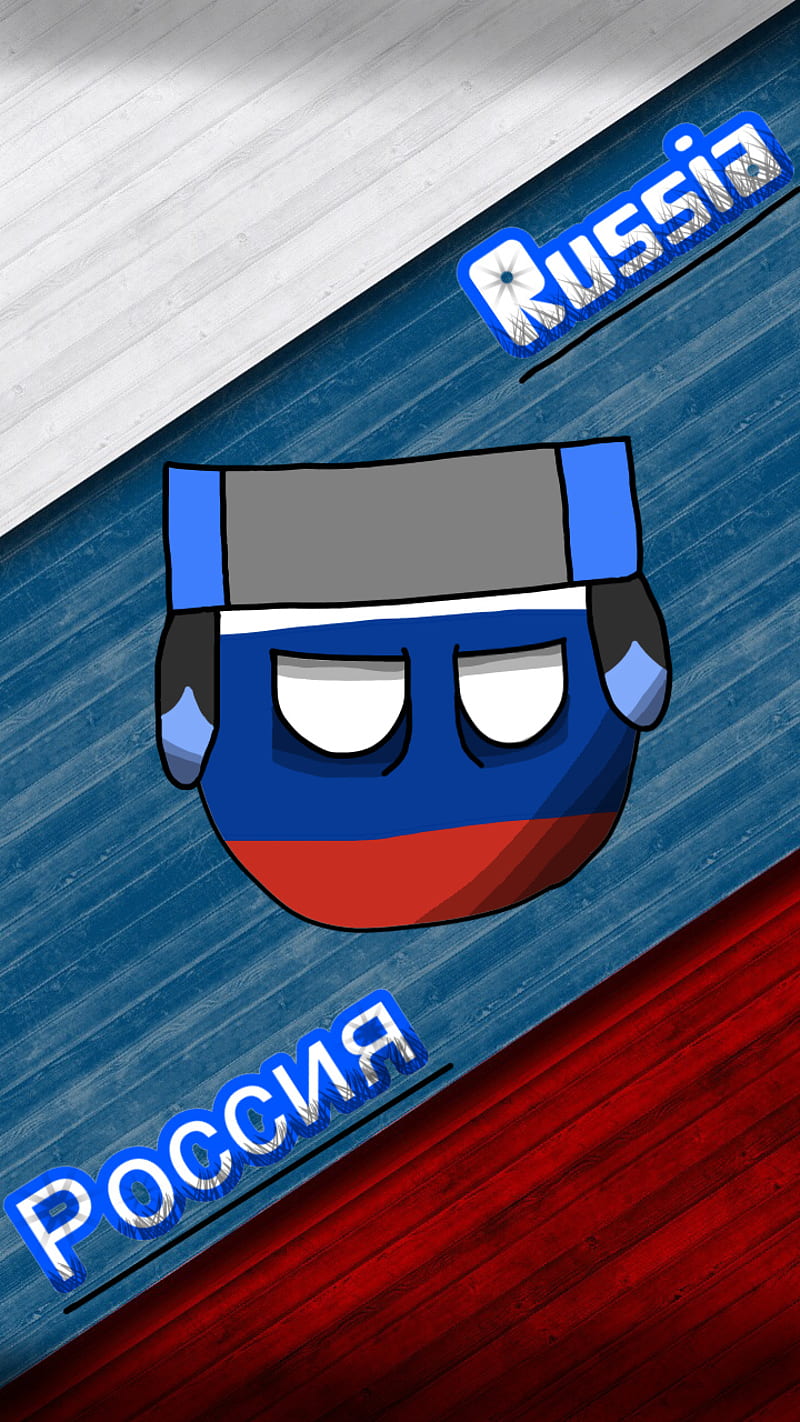 800x1422 RussiaBall V countryball, russiaball, HD phone wallpaper