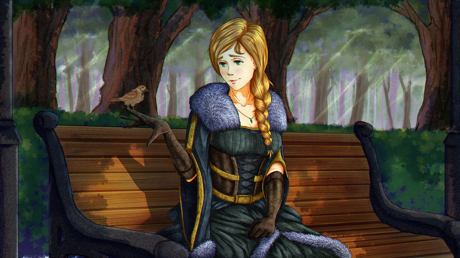 1920x1080 Gwynevere Visual Novel CG