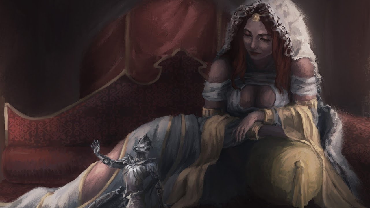 1280x720 Gwynevere gifts the Chosen Undead the Lordvessel. DARK SOULS: REMASTERED