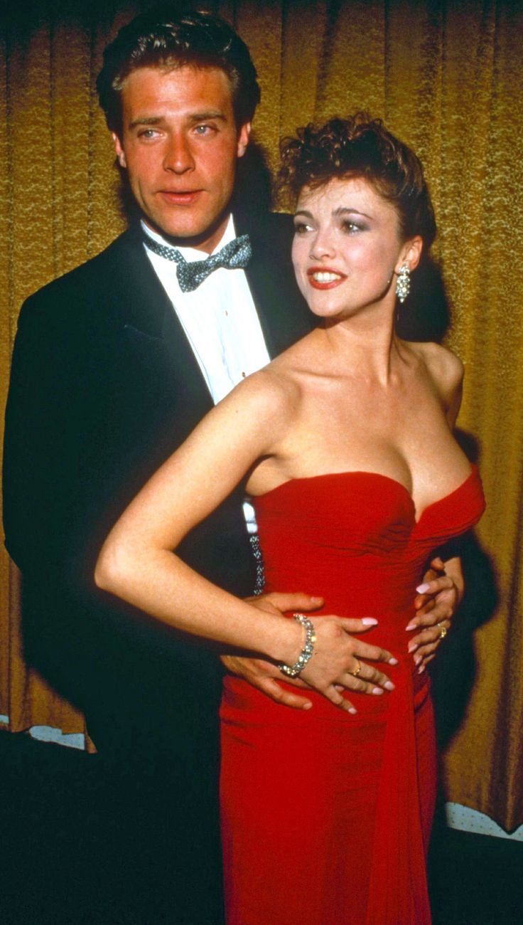736x1300 Emma Samms With Dynasty Co Star John James