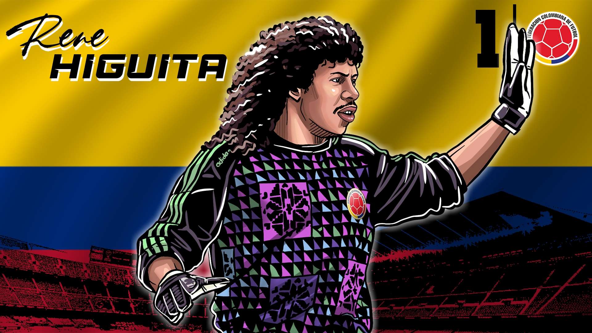 1920x1080 The Crazy World Of Rene Higuita: Scorpion Kicks, Kidnapping And Sweeper Keepers. Goal.com US