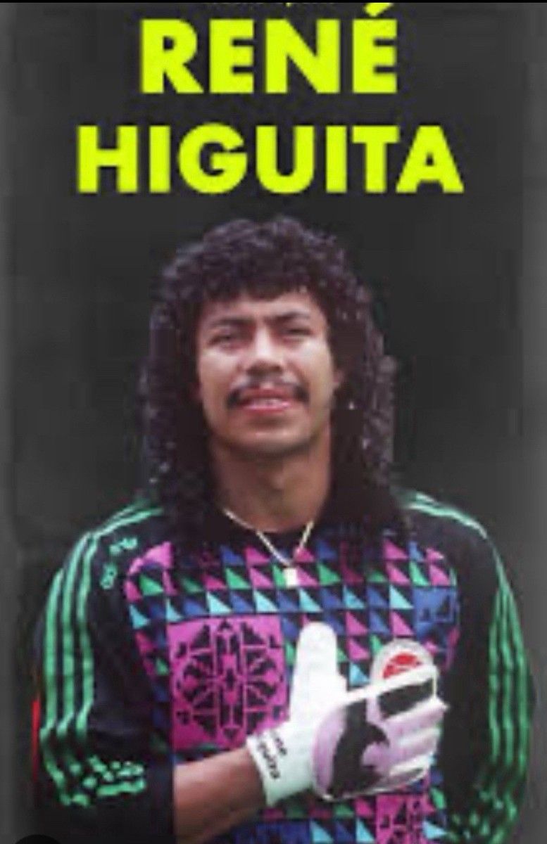 777x1200 Rene Higuita Signed Autographed Colombia National Team Jersey Soccer Shirt (JSA)