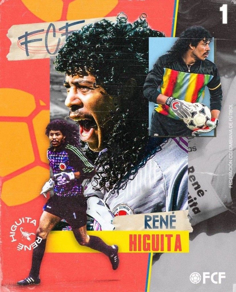 828x1025 Rene Higuita Signed Autographed Colombia National Team Jersey Soccer Shirt (JSA)