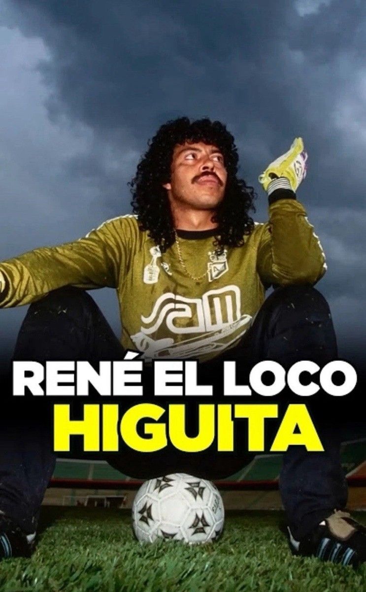 743x1200 Rene Higuita Hand Autographed Colombia Jersey with JSA COA