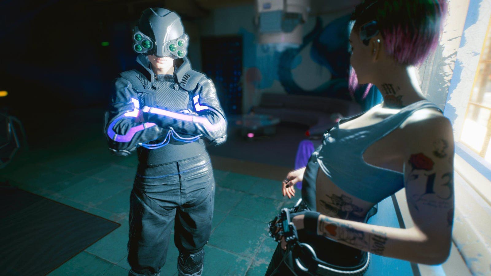 1600x900 How To Get Cyberpunk 2077 Patch 1.3's Secret MaxTac Armor Set
