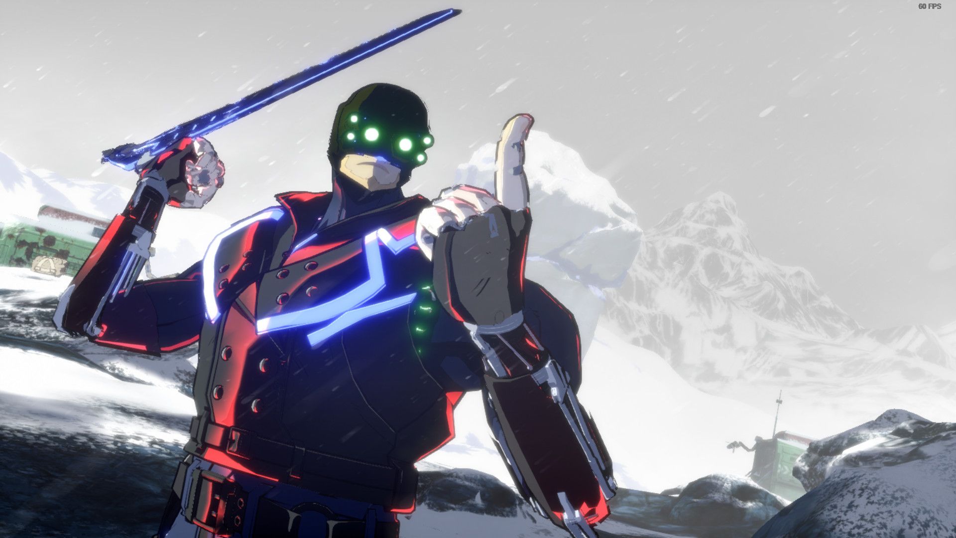 1920x1080 Cyberpunk MaxTac themed Leo Whitefang Mod for GUILTY GEAR -STRIVE