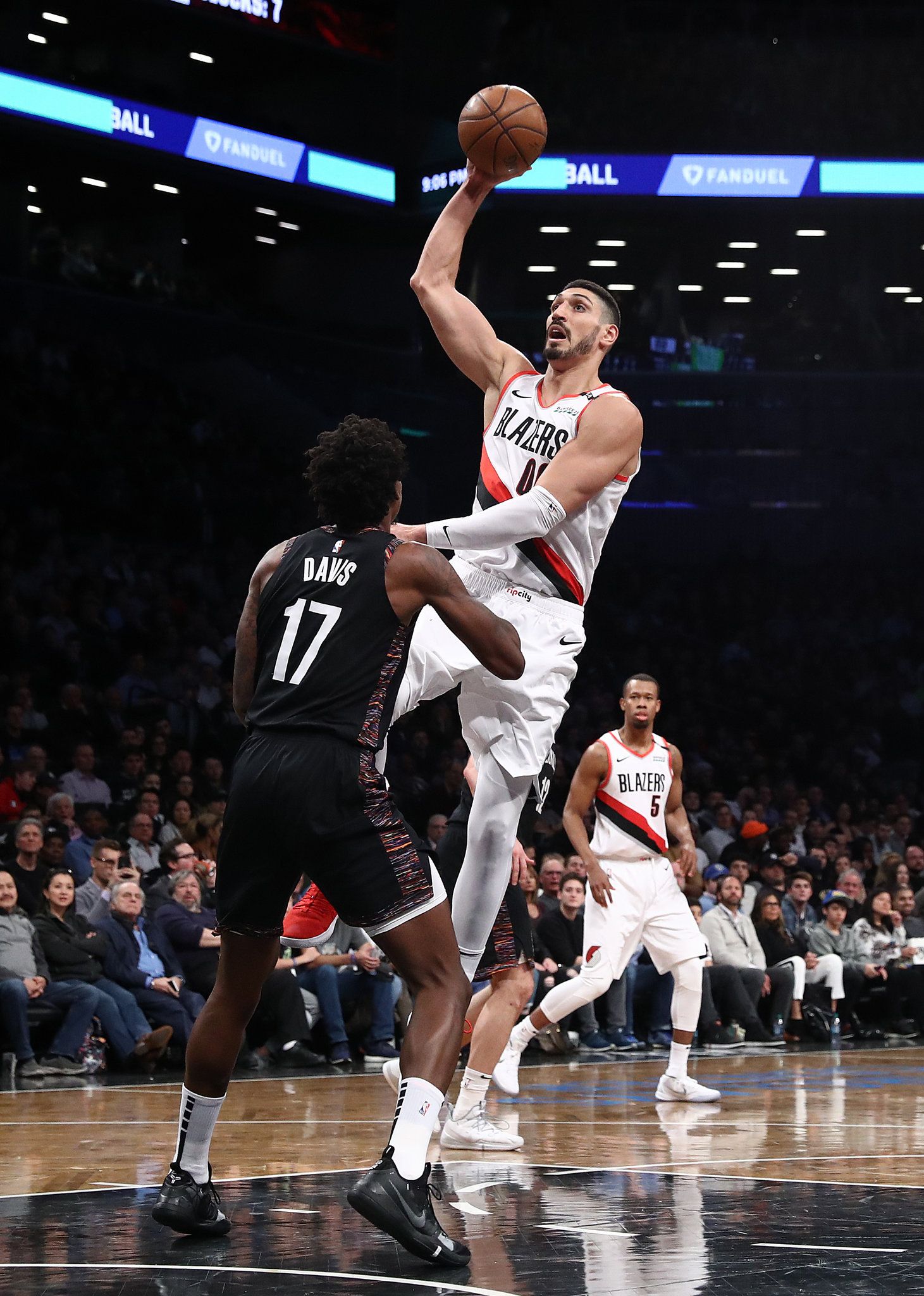 1461x2048 Enes Kanter Makes Big Return to New York as Trail Blazers Beat Nets