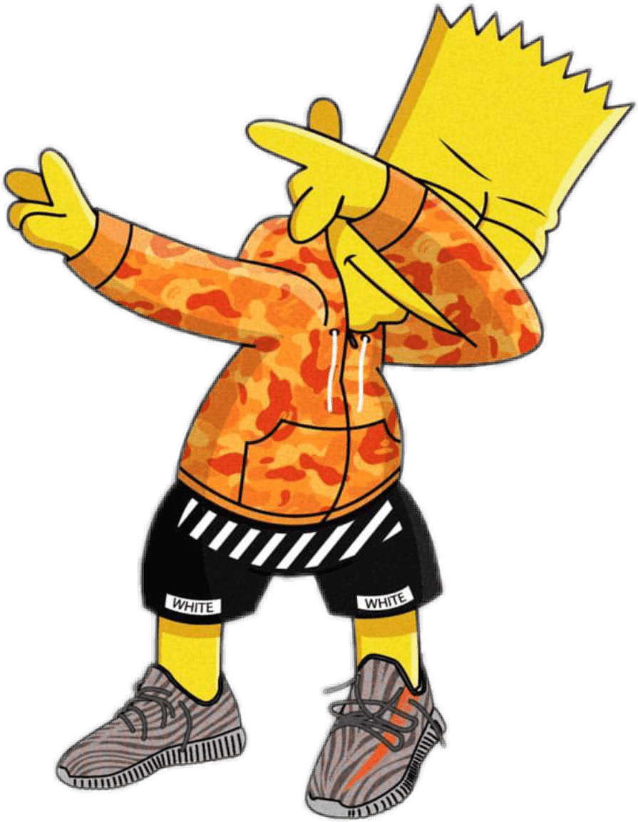 895x1154 Free download Bart Dab Supreme Simpson gang trap Swag Fresh