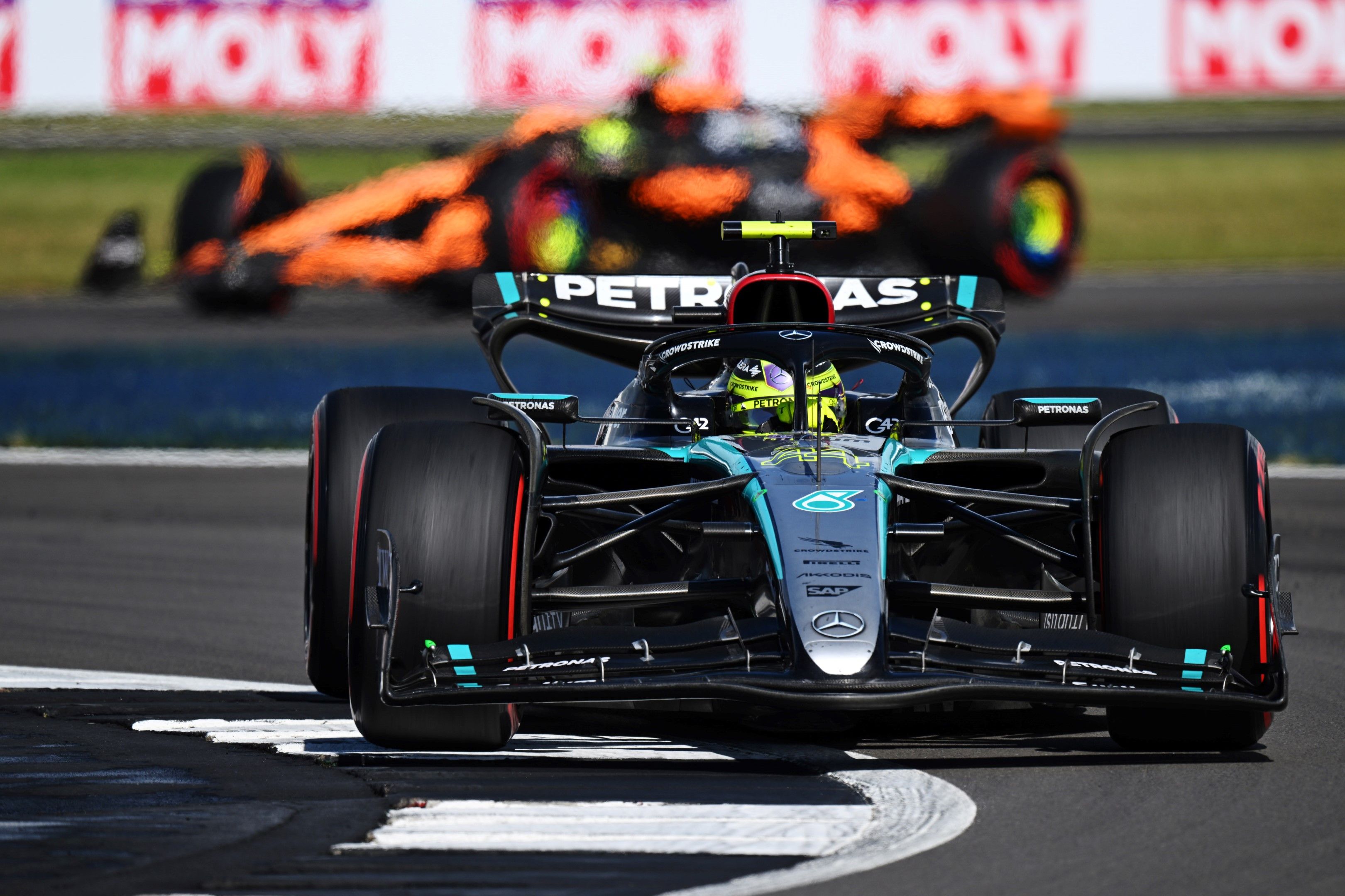 3240x2160 Hamilton Silverstone 2024 Wallpaper