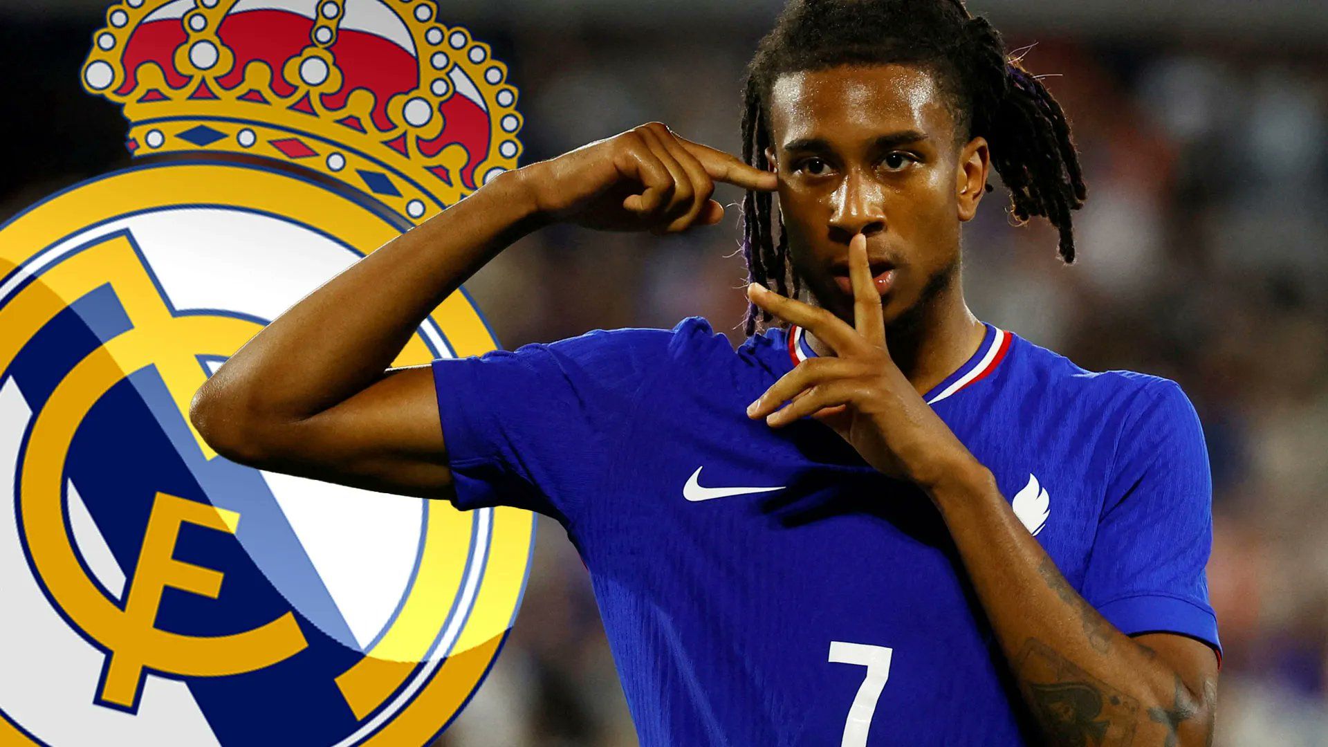 1920x1080 France World Cup star Michael Olise 'requests Bayern Munich meeting amid £190million Real Madrid transfer interest'