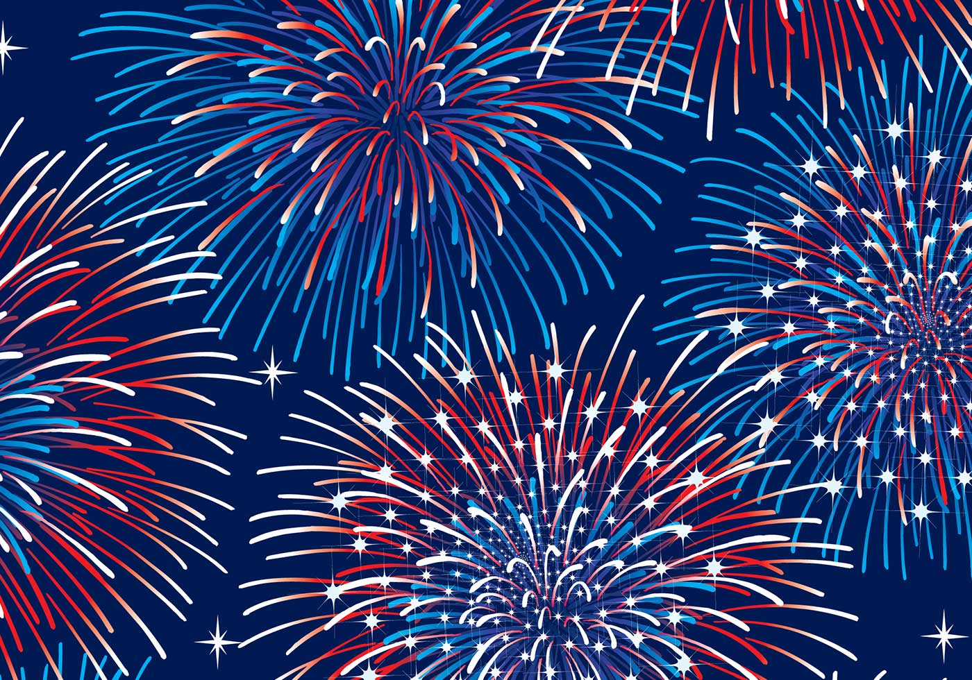 1400x980 Patriotic Fireworks Background Photohop Brushes at Brusheezy!