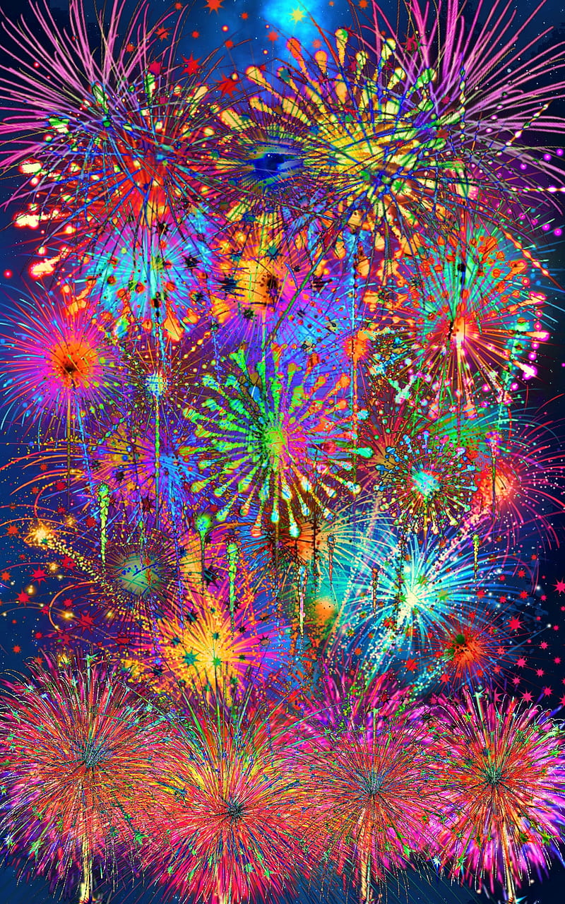 800x1280 Invert Splosion, 4th, 4th Of July, Colorful, Colors, Explosion, Fire Works, Fireworks, HD Phone Wallpaper