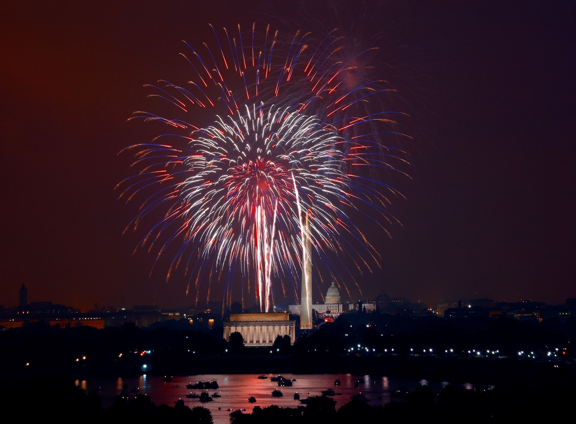 1920x1413 Download free photo of Independence day, fourth july, fireworks, public domain, wallpaper