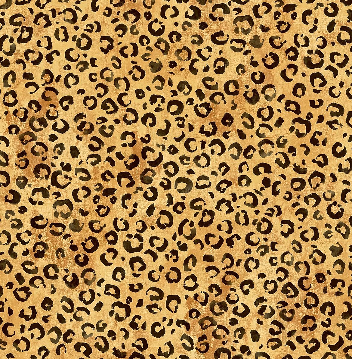 1170x1192 Daisy Bennett Classic Leopard Natural Tan Peel & Stick Wallpaper