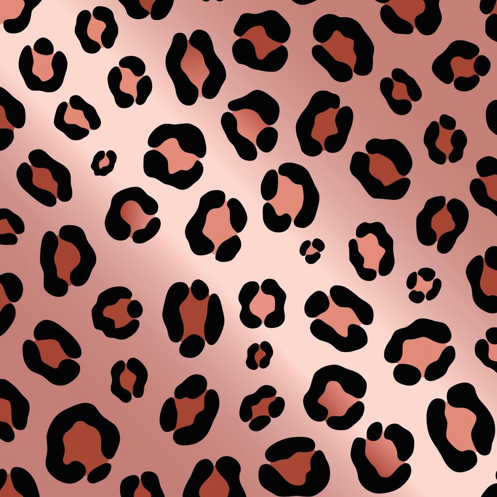 980x980 Leopard, jaguar abstract beautiful seamless pattern in different colors in cartoon flat style. Modern safari animal fashion print skin design for textile, fabric, wallpaper illustration