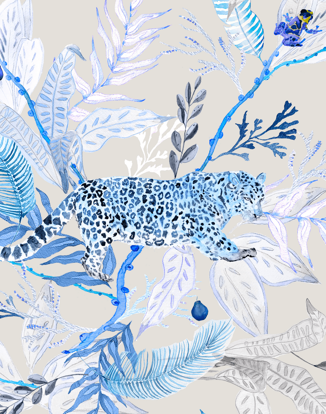 1080x1370 Jaguar, Blue