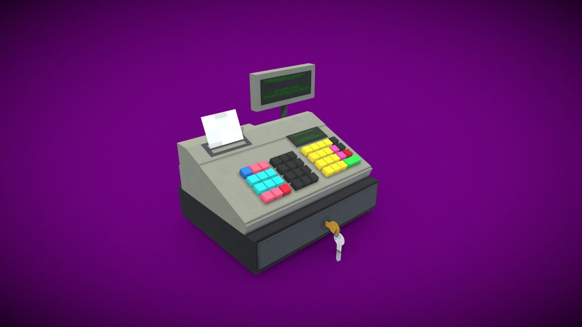 1920x1080 Minecraft Cash Register model by Claudio.Gerbino [dce1bd2]