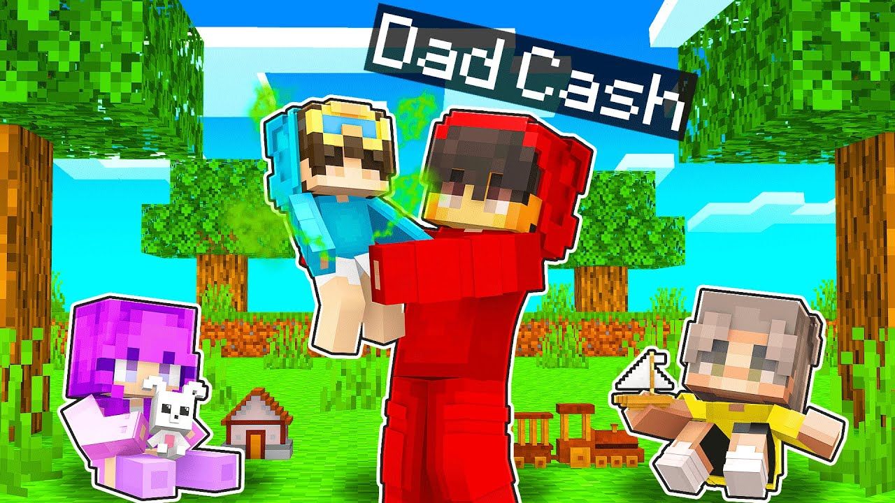 1280x720 Cash Becomes A PARENT In Minecraft!
