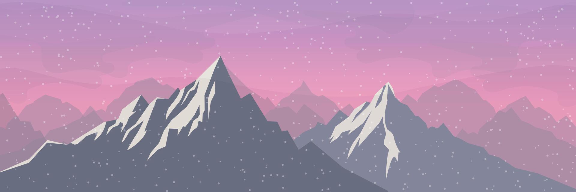 1920x640 Abstract Geometric Mountain Range Scenery Wallpaper Background