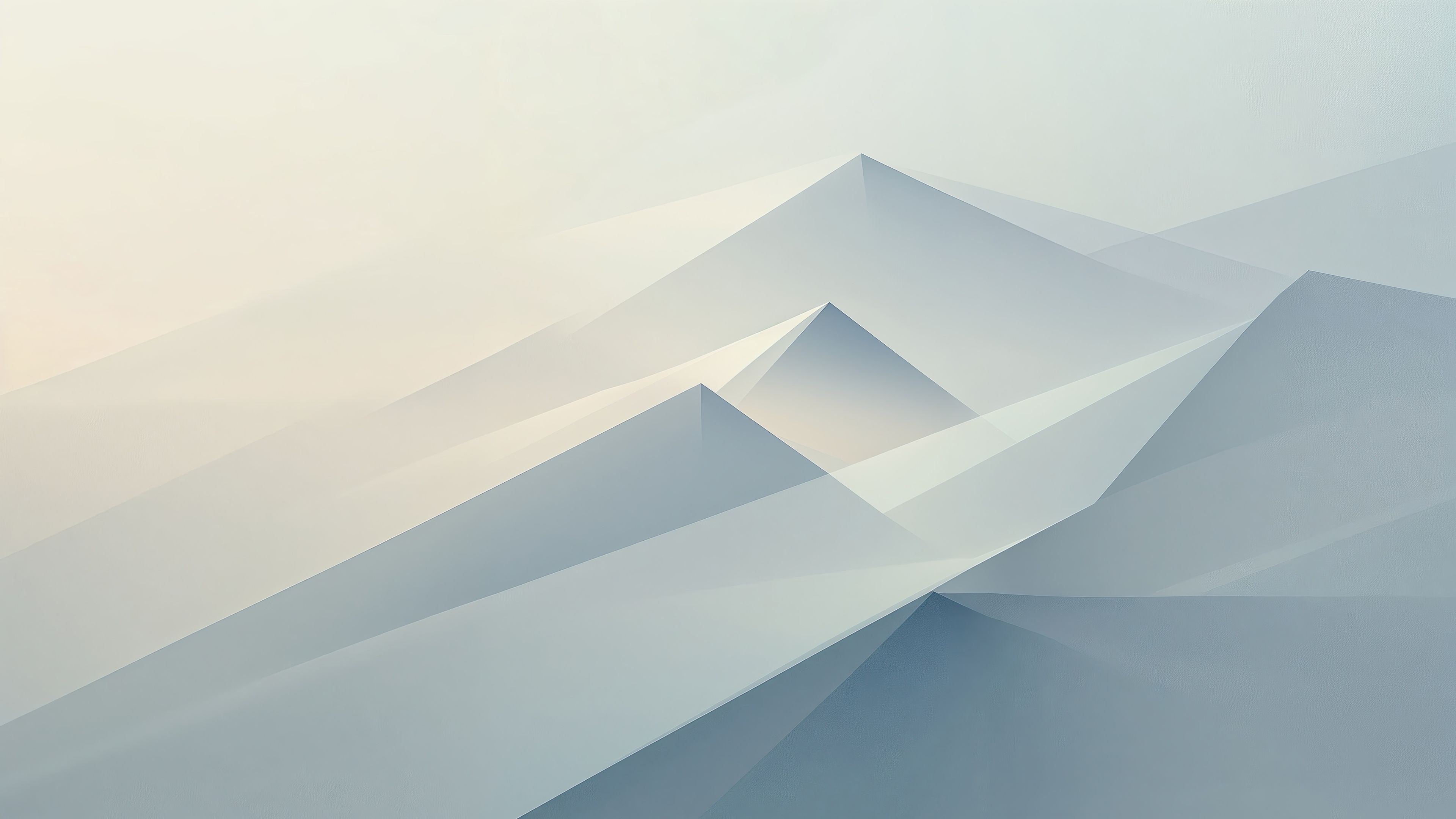 3840x2160 Geometric mountain Wallpaper 4K visuals, Simple patterns