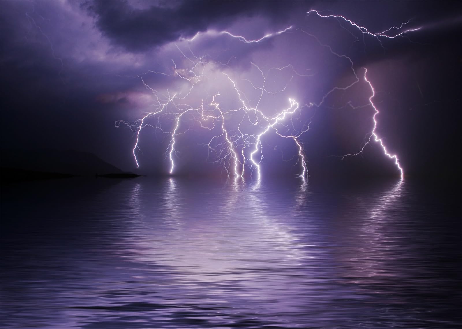 1600x1140 Amazon.com : Loccor 20x10ft Fabric Ocean Rainstorm Lightning Backdrop Dark Cloudy Lightning Storm Thunderstorm Background Lightning Theme Party Decorations Photo Studio Props