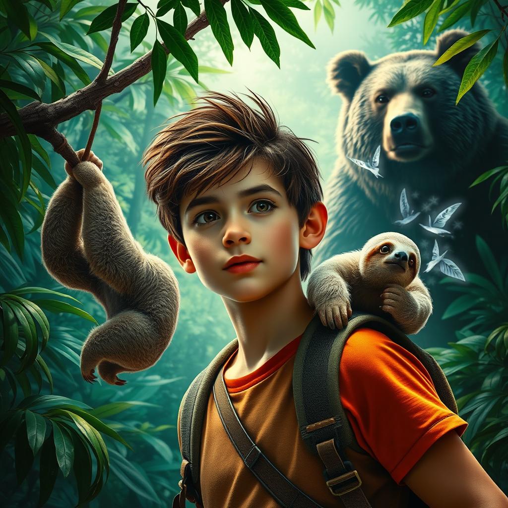 1024x1024 Discover the Jungle: A Boy's Adventure Awaits