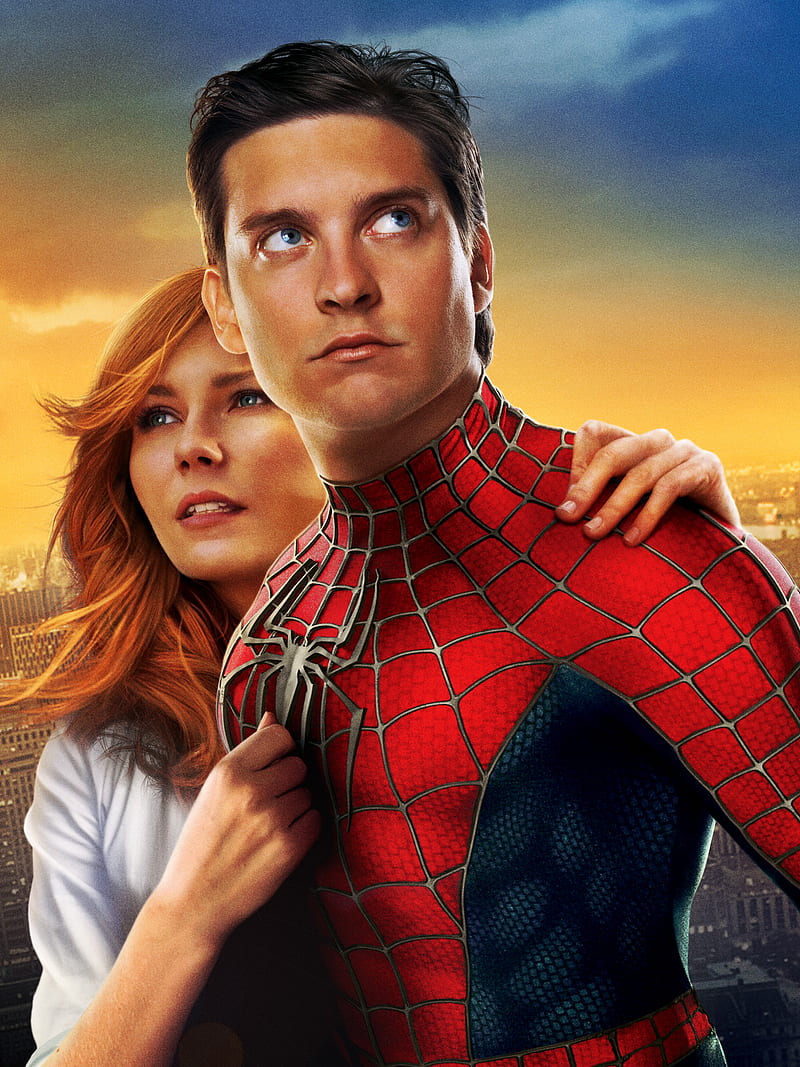 800x1067 Spider Man, Tobey Maguire, Kirsten Dunst, Portrait Display, HD Phone Wallpaper