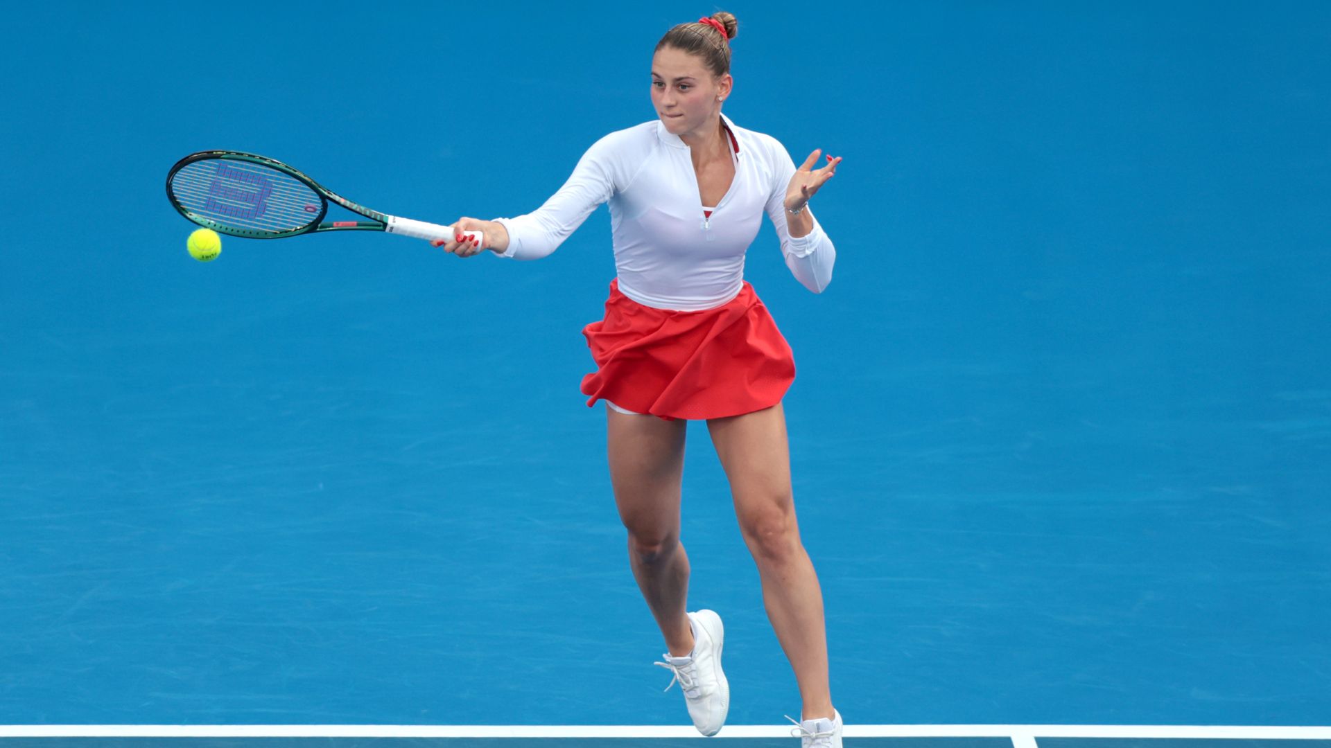 1920x1080 SportyTV. Kostyuk Stuns Gauff With Straight Sets Win In Doha