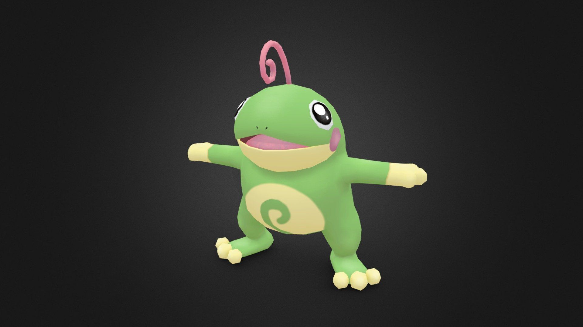1920x1080 Pokemon FanArt Free 3D model by J. Beltran [c9ec847]