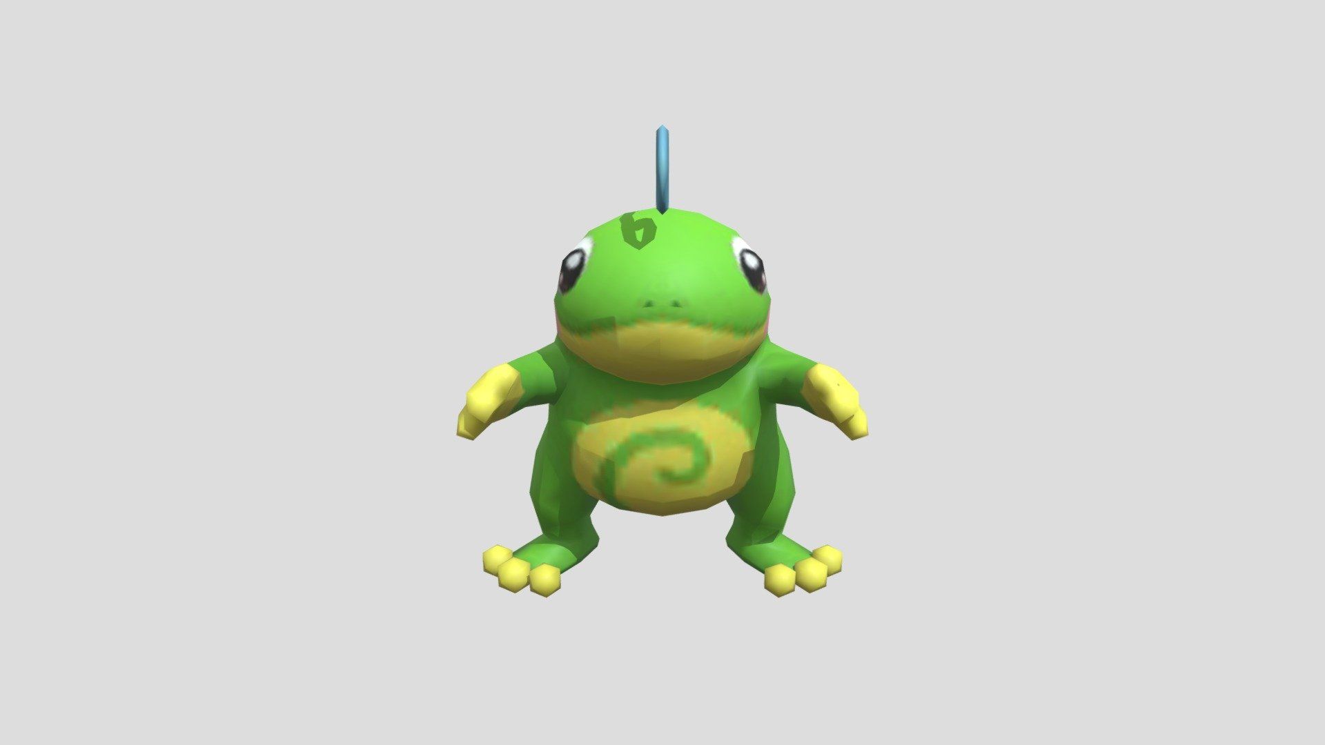1920x1080 Politoed Free 3D model by nguyenlouis32 [f90460e]