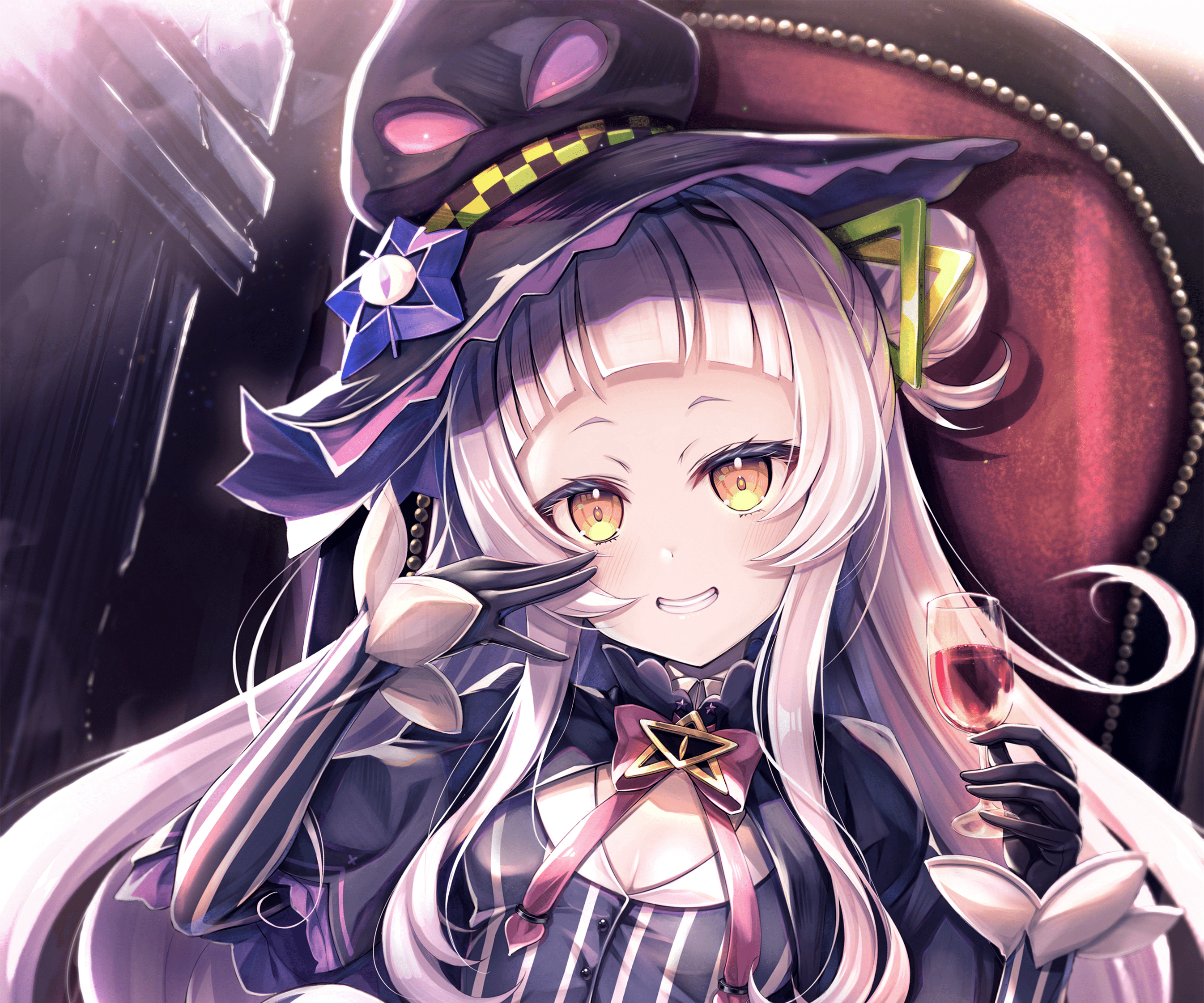 2691x2243 Download Hololive Murasaki Shion Anime Virtual Youtuber HD Wallpaper