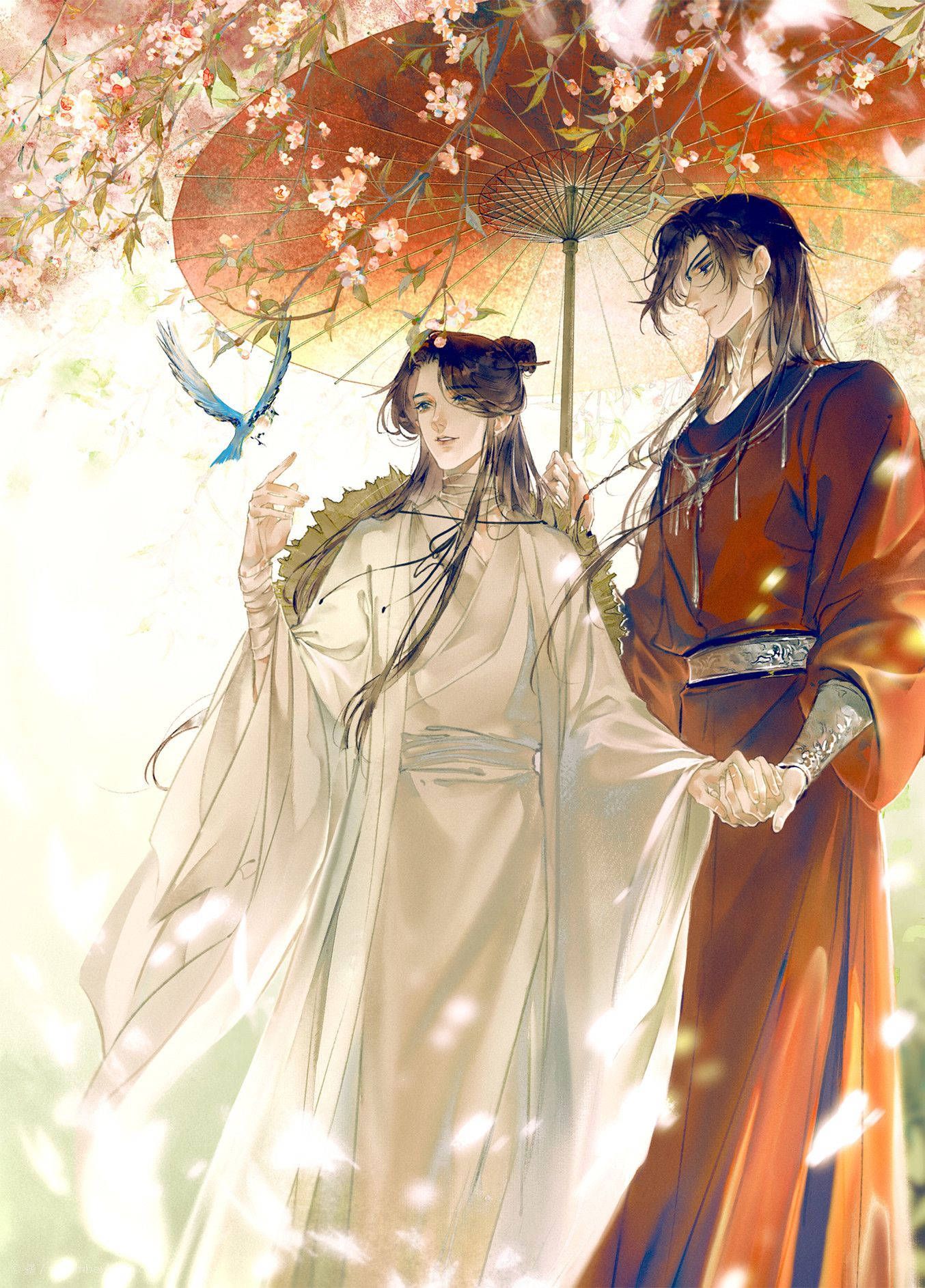 1354x1886 Hua Cheng And Xie Wallpaper