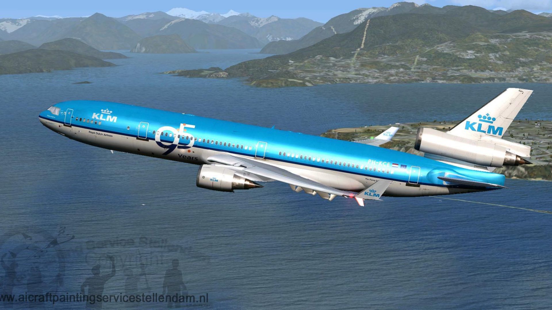 1920x1080 KLM McDonnell Douglas MD 11 95th Anniversary PH KCE