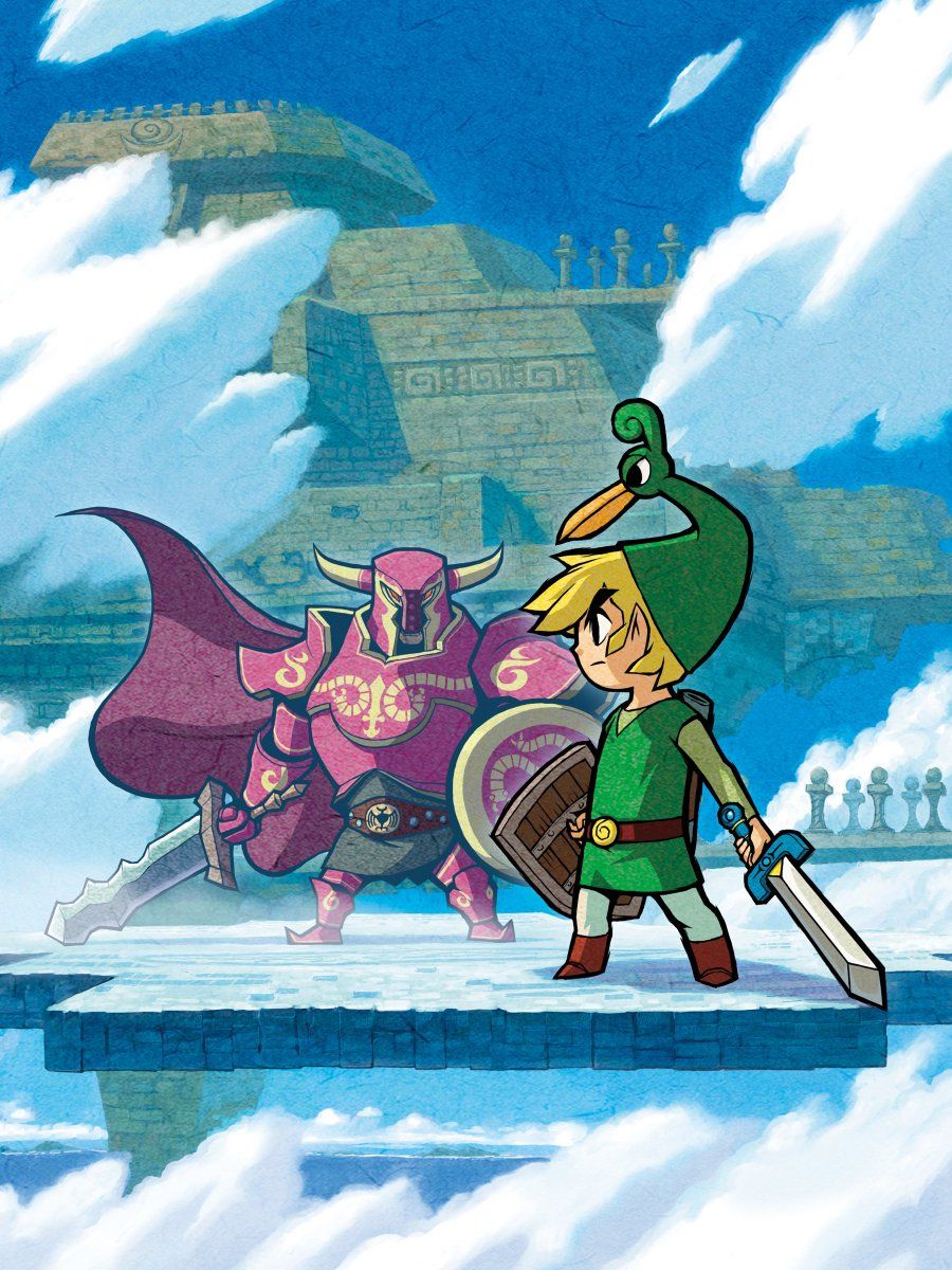 900x1200 Official art. The Legend of Zelda: The Minish Cap