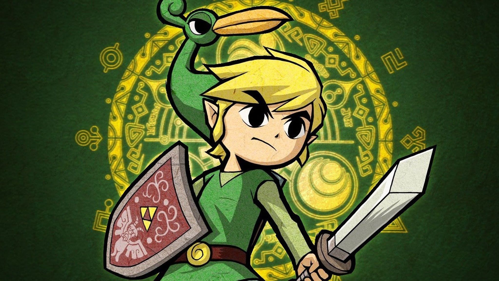2048x1152 Wallpaper hat, sword, beak, sword, shield, shield, The Legend of Zelda, Link for mobile and desktop, section игры, resolution 2048x1152