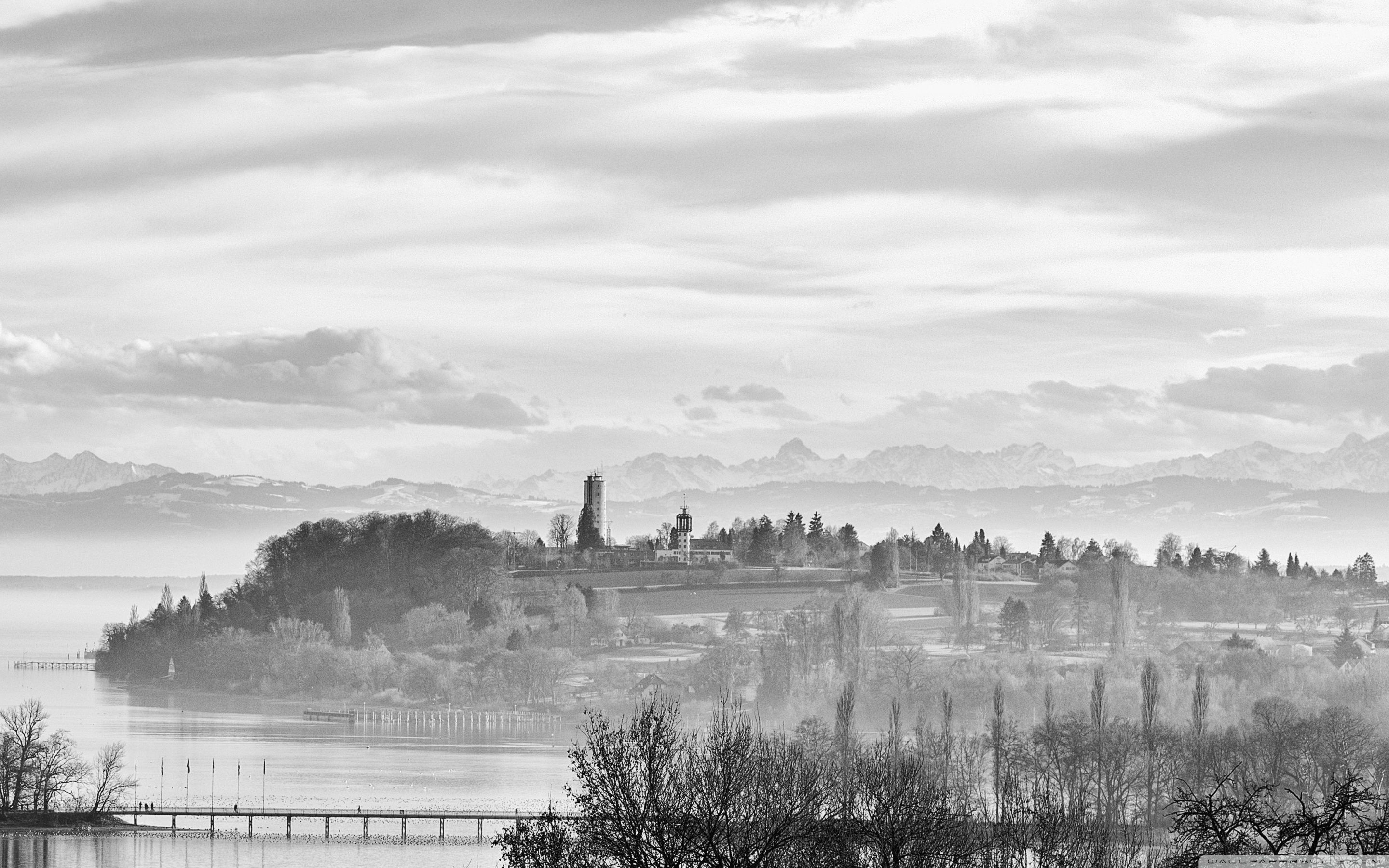 2880x1800 Lake Constance in Front of the Alps 4K UHD Wallpaper for UltraHD Desktop and TV : Widescreen and UltraWide Display : Dual Monitor : Smartphone and Tablet Devices